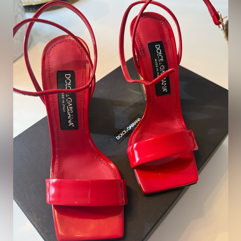 Dolce & Gabbana Red Sandals